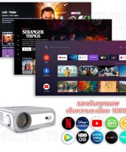 [ฟรี Transfer Pad] MECOOL KP1 Projector โปรเจคเตอร์ดู Netflix 1080P FULL HD androidtv 11 Google certificated - Image 3