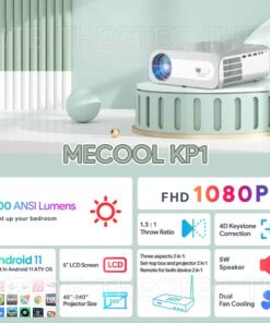 [ฟรี Transfer Pad] MECOOL KP1 Projector โปรเจคเตอร์ดู Netflix 1080P FULL HD androidtv 11 Google certificated - Image 4