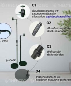 [อัพเดทใหม่] ขาตั้งโปรเจคเตอร์ แบบประหยัดพื้นที่ Projector Stand หัวบอลปรับมุมฉายได้หลากหลาย ใช้กับ Wanbo T6 Max, XGIMI - Image 3