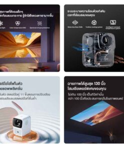 [ประกันศูนย์ไทยแท้] Wanbo T4 Projector HD โปรเจคเตอร์พกพา แก้ไขภาพบิดเบี้ยวอัตโนมัติ - Image 8